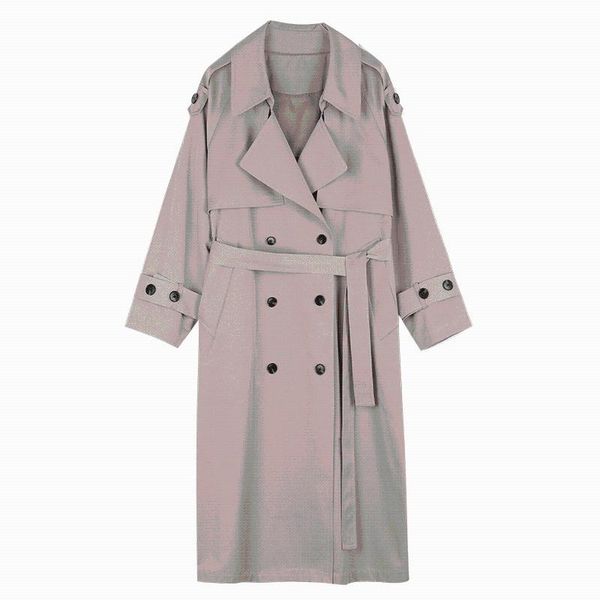 women's trench coats autumn korean version of khaki high-end atmosphere fashion loose temperament knee-length mid-length coat female tr, Tan;black
women's trench coats autumn korean version of khaki high-end atmosphere fashion loose temperament knee-length mid-length coat female tr, Tan;black