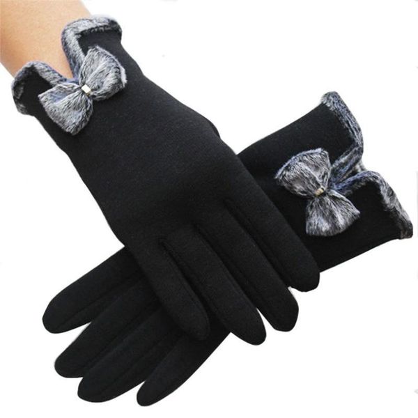 yrrety women gloves wool winter driving full finger windproof guantes autumn warm knit lace mittens female cashmere bow splicing, Blue;gray
yrrety women gloves wool winter driving full finger windproof guantes autumn warm knit lace mittens female cashmere bow splicing, Blue;gray