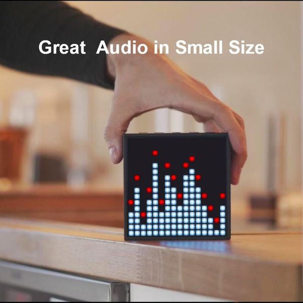 portable speakers waterproof bluetooth speaker with programmable led display for clock alarm, can be used pixel art creation
portable speakers waterproof bluetooth speaker with programmable led display for clock alarm, can be used pixel art creation