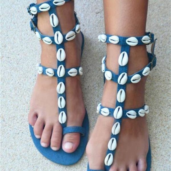 sewn-up ladle summer straps women clip up their turquoise beads gladiator ladies flat sandals ankle buckles dressed in shoes 6bi3, Black
sewn-up ladle summer straps women clip up their turquoise beads gladiator ladies flat sandals ankle buckles dressed in shoes 6bi3, Black