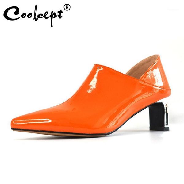 coolcept women pumps solid color slip on women shoes work office ladies thick heel pointed toe casual mujer footwear size 33-401, Black
coolcept women pumps solid color slip on women shoes work office ladies thick heel pointed toe casual mujer footwear size 33-401, Black