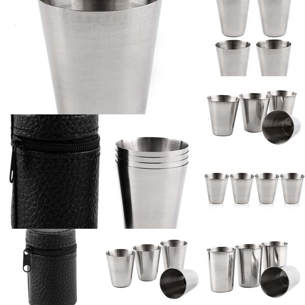 stainless steel cups portable camping picnic travel drinking water tea beer coffee cup with storage bag outdoor tableware 4 pcs/set
stainless steel cups portable camping picnic travel drinking water tea beer coffee cup with storage bag outdoor tableware 4 pcs/set