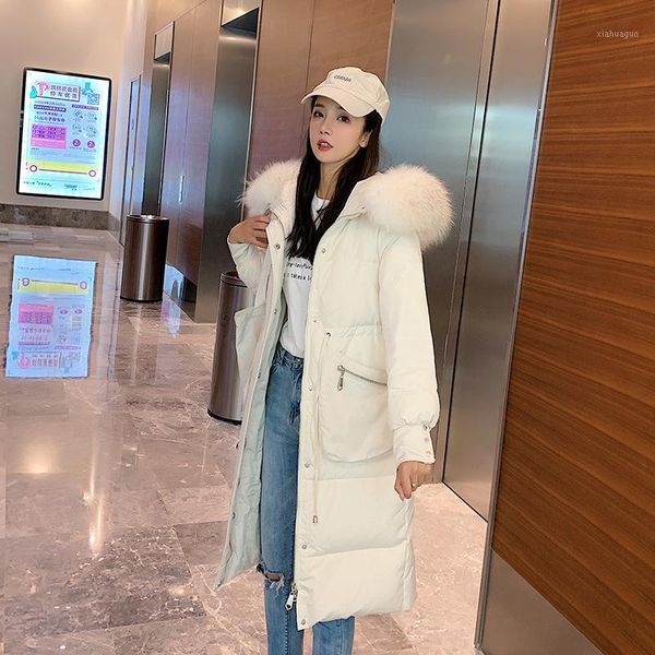 white duck down coat winter coat women big fur collar puffer jacket hooded down jacket casaco kurtka damska 1938 yy13751, Black
white duck down coat winter coat women big fur collar puffer jacket hooded down jacket casaco kurtka damska 1938 yy13751, Black