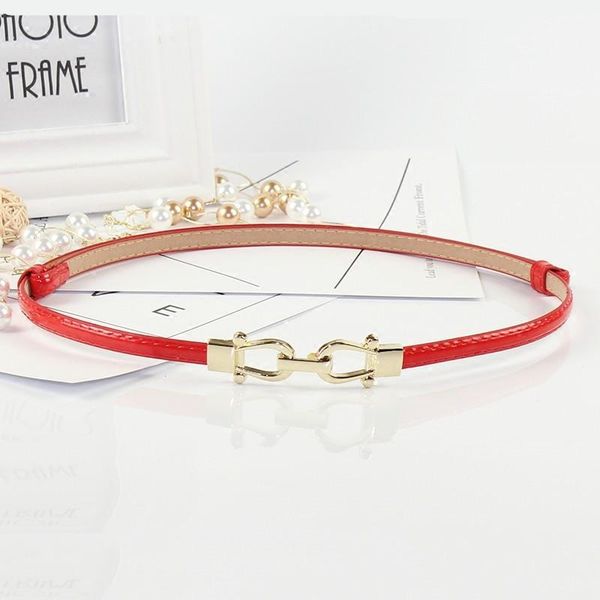 fashion thin pu patent leather belt adjustable women belts red waistbands lady dress decorate black solid white wmtzwi, Black;brown
fashion thin pu patent leather belt adjustable women belts red waistbands lady dress decorate black solid white wmtzwi, Black;brown