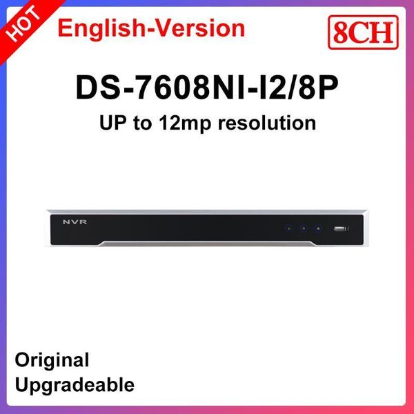 original hikvision nvr 8ch poe 4k ds-7608ni-i2/8p plug&play with 8 poe ports 2 sata english version network video recoder1, Black;white
original hikvision nvr 8ch poe 4k ds-7608ni-i2/8p plug&play with 8 poe ports 2 sata english version network video recoder1, Black;white