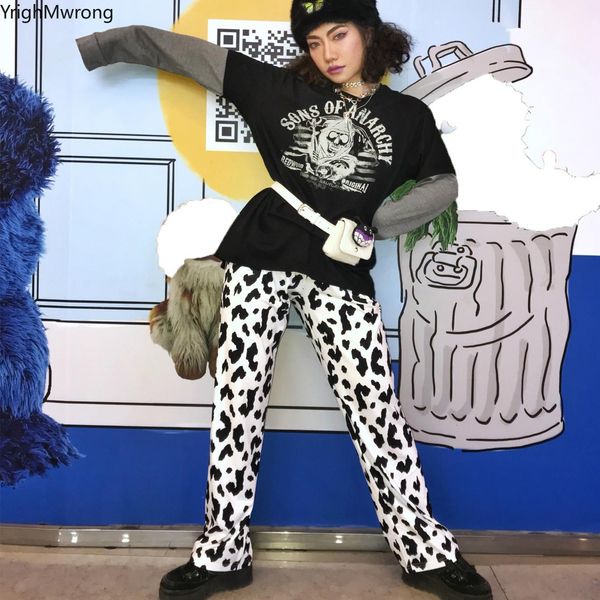 harajuku streetwear корейские женщины контрастные граффити точка корова печать эластичная высокая талия сексуальная свободная jogger брюки м, Black;white
harajuku streetwear корейские женщины контрастные граффити точка корова печать эластичная высокая талия сексуальная свободная jogger брюки м, Black;white