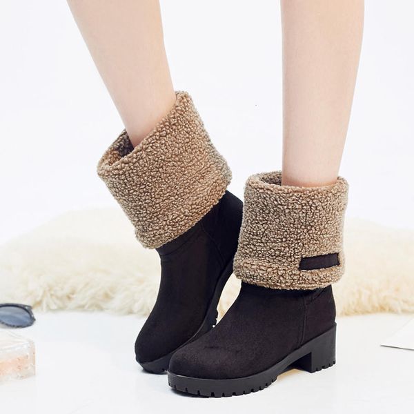 brand new big size 43 square heels non-slip warm plush fur snow boot winter shoes women boots female, Black
brand new big size 43 square heels non-slip warm plush fur snow boot winter shoes women boots female, Black