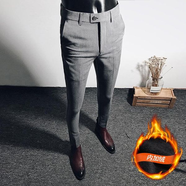 british style slim winter fashion pants classic mens trousers formal men clothing spodnie bojowki meskie mens casual pant ab50, White;black
british style slim winter fashion pants classic mens trousers formal men clothing spodnie bojowki meskie mens casual pant ab50, White;black
