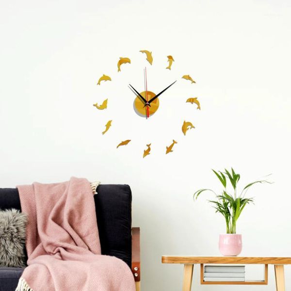 wall clocks creative 3d decoration clock dolphin mirror mute movement stick living room tv background zb3461
wall clocks creative 3d decoration clock dolphin mirror mute movement stick living room tv background zb3461