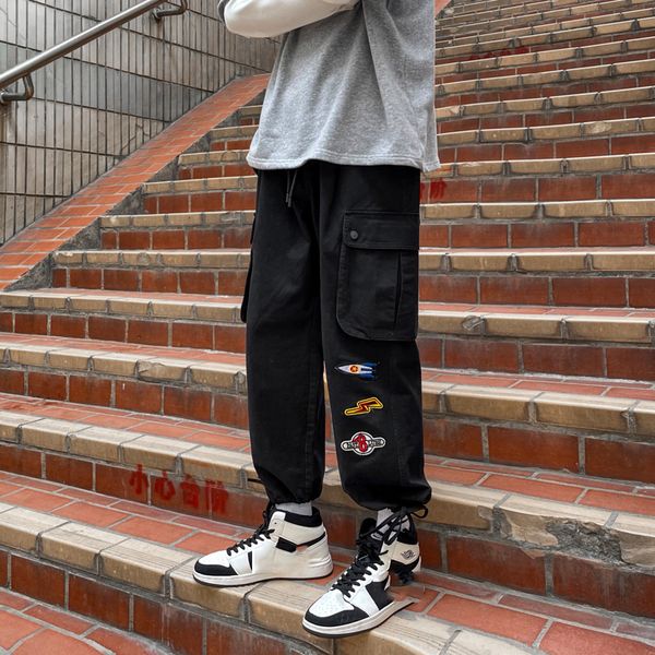 2021 new black sweatpants streetwear spring autumn hip hop harem pants men's casual korean oversize joggers trouers ib0a
2021 new black sweatpants streetwear spring autumn hip hop harem pants men's casual korean oversize joggers trouers ib0a