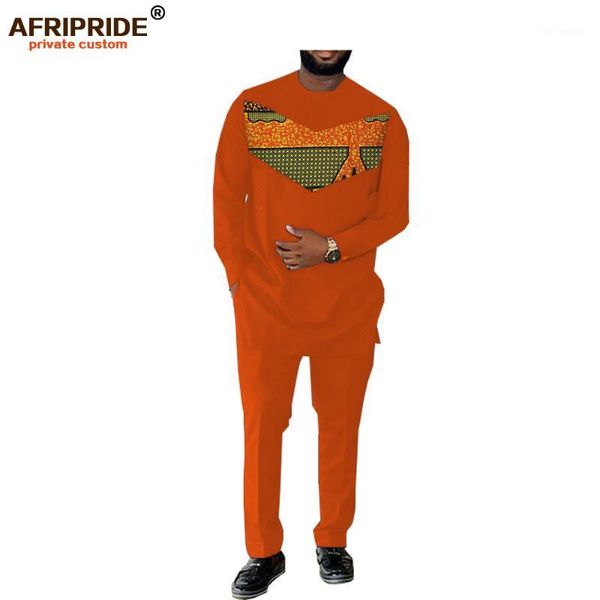 2019 spring casual men's pants suit afripride african print full sleeve o-neck long full length pants men's suit a18160011, Red
2019 spring casual men's pants suit afripride african print full sleeve o-neck long full length pants men's suit a18160011, Red