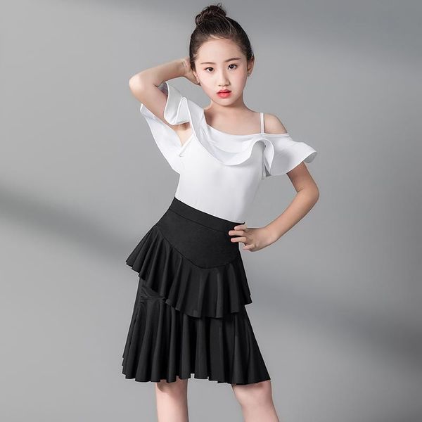 latin dance dress for children girls competition ballroom salsa tango practice dance clothing cha cha costumes + skirt set, Black;red
latin dance dress for children girls competition ballroom salsa tango practice dance clothing cha cha costumes + skirt set, Black;red