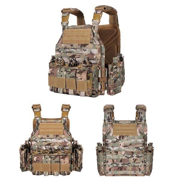 1000d nylon plate carrier tactical vest outdoor hunting protective adjustable modular vest for combat accessories, Black;white
1000d nylon plate carrier tactical vest outdoor hunting protective adjustable modular vest for combat accessories, Black;white