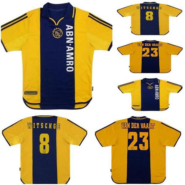 2000 2001 ajax away retro soccer jersey 00 01 van der vaart chivu van der meyde winter witschge vintage classic football shirt, Black;yellow
2000 2001 ajax away retro soccer jersey 00 01 van der vaart chivu van der meyde winter witschge vintage classic football shirt, Black;yellow