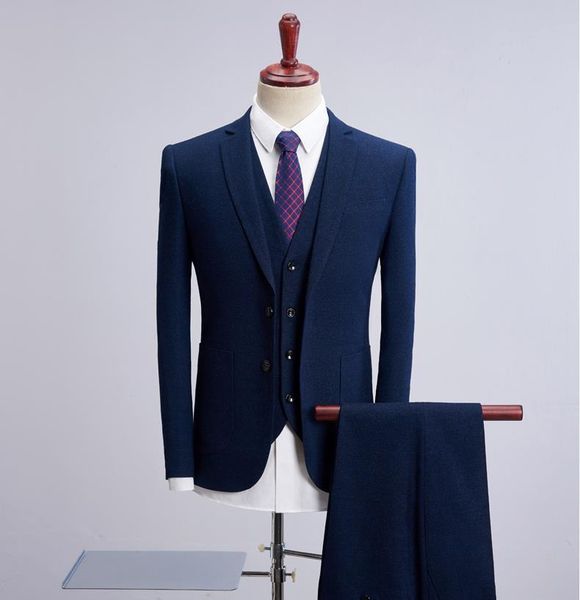 men's suits & blazers (jacket+vest+pants) 2021 men thicken woolen slim fit business tuxedo wedding suit classic formal custom, White;black
men's suits & blazers (jacket+vest+pants) 2021 men thicken woolen slim fit business tuxedo wedding suit classic formal custom, White;black