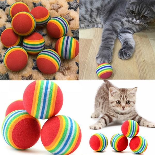 cat toys 1pcs rainbow toy ball interactive play chew rattle scratch eva training pet supplies 2 sizes
cat toys 1pcs rainbow toy ball interactive play chew rattle scratch eva training pet supplies 2 sizes