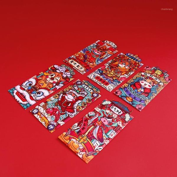 6pcs/set chinese new year red money envelopes year of the ox cartoon cash bag n84c1
6pcs/set chinese new year red money envelopes year of the ox cartoon cash bag n84c1