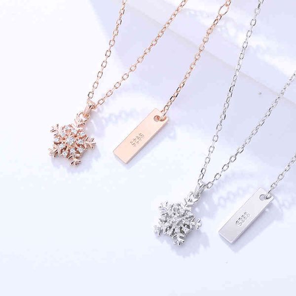 ska s925 sterling silver necklace rose gold plated chain snowflake pendant
ska s925 sterling silver necklace rose gold plated chain snowflake pendant