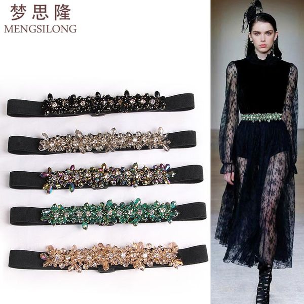 fashion lady's black crystal beaded narrow belt with elastic dress shirt girdle width:2.5cm length :65cm, Black;brown
fashion lady's black crystal beaded narrow belt with elastic dress shirt girdle width:2.5cm length :65cm, Black;brown