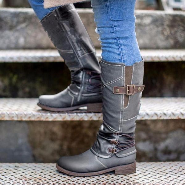 boots women 2021 autumn vintage buckle round toe long pu leather ladies zipper low heel riding casual female shoes, Black
boots women 2021 autumn vintage buckle round toe long pu leather ladies zipper low heel riding casual female shoes, Black
