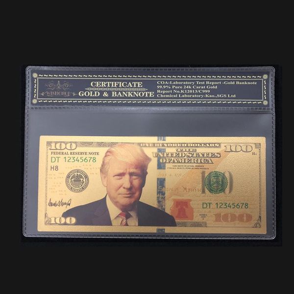 nice products for america trump banknotes 100 dollars banknotes in 24k gold paper money with plastic frame for collection wmtxfv
nice products for america trump banknotes 100 dollars banknotes in 24k gold paper money with plastic frame for collection wmtxfv