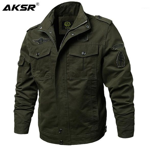 aksar plus size men spring autumn cotton jacket coat army men's bomber pilot jackets mens cargo lightweight jacket1, Black;brown
aksar plus size men spring autumn cotton jacket coat army men's bomber pilot jackets mens cargo lightweight jacket1, Black;brown