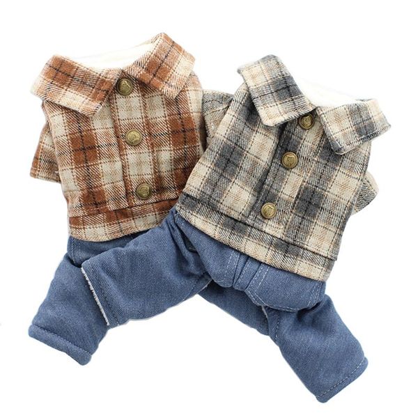 dog apparel winter jeans shirt jumpsuit flannel warm clothes for small dogs xs s m l xl
dog apparel winter jeans shirt jumpsuit flannel warm clothes for small dogs xs s m l xl