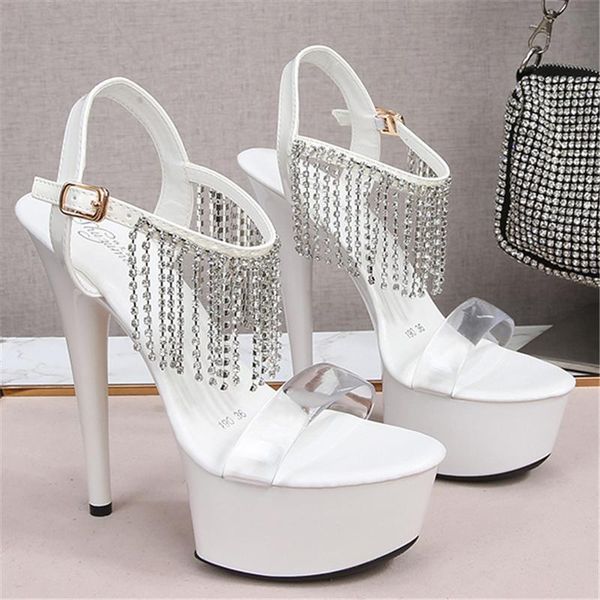 2021 women summer stripper 13cm 15cm high heels sandals 4.5cm platform crystal pumps white yellow fetish party prom shoes, Black
2021 women summer stripper 13cm 15cm high heels sandals 4.5cm platform crystal pumps white yellow fetish party prom shoes, Black