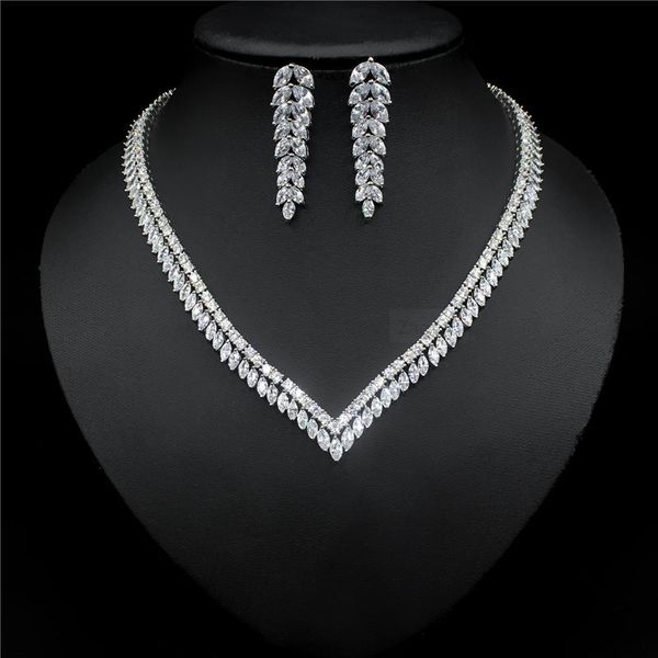 zircon tassel earrings v-shaped accessories party dress accessories necklace earrings jewellery sets zircon stone wedding jewelry set, Silver
zircon tassel earrings v-shaped accessories party dress accessories necklace earrings jewellery sets zircon stone wedding jewelry set, Silver