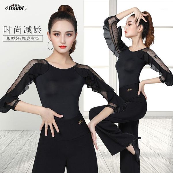 doubl morden jacket ice silk dance blouse square ballroom dance shirt ladies national standard dress1, Black;red
doubl morden jacket ice silk dance blouse square ballroom dance shirt ladies national standard dress1, Black;red