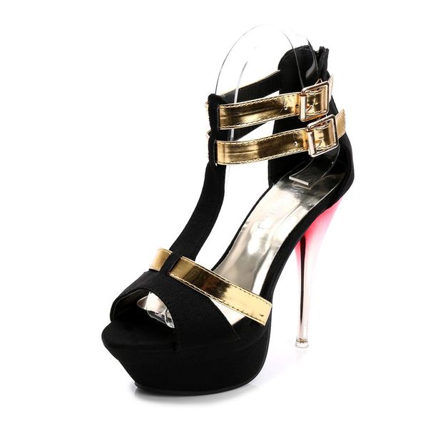 summer fashion metal high-heeled shoes women decoration thin heels open toe high heels shoes pumps. ggx-009, Black
summer fashion metal high-heeled shoes women decoration thin heels open toe high heels shoes pumps. ggx-009, Black