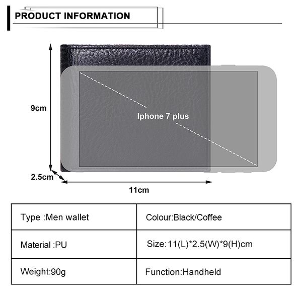 fashion men's wallet leather solid wallets men pu leather short credit coin purses business clutch bag male, Red;black
fashion men's wallet leather solid wallets men pu leather short credit coin purses business clutch bag male, Red;black