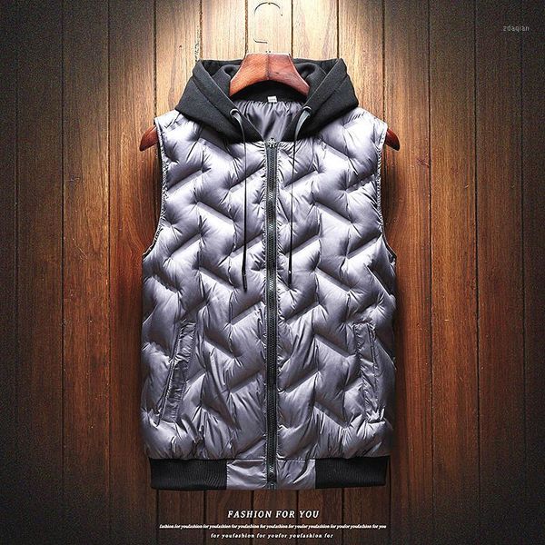 men's vests parka hooded vest men wen winter autumn thick warm casual windbreaker baggy padded outerwear waistcoat sleeveless jacket1, Black;white
men's vests parka hooded vest men wen winter autumn thick warm casual windbreaker baggy padded outerwear waistcoat sleeveless jacket1, Black;white