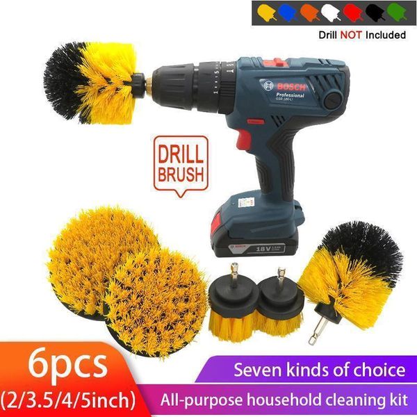 6pcs/set electric drill power scrub clean brush electric drill brush kit for grout, tiles,bathroom, kitchen & q jllbic
6pcs/set electric drill power scrub clean brush electric drill brush kit for grout, tiles,bathroom, kitchen & q jllbic