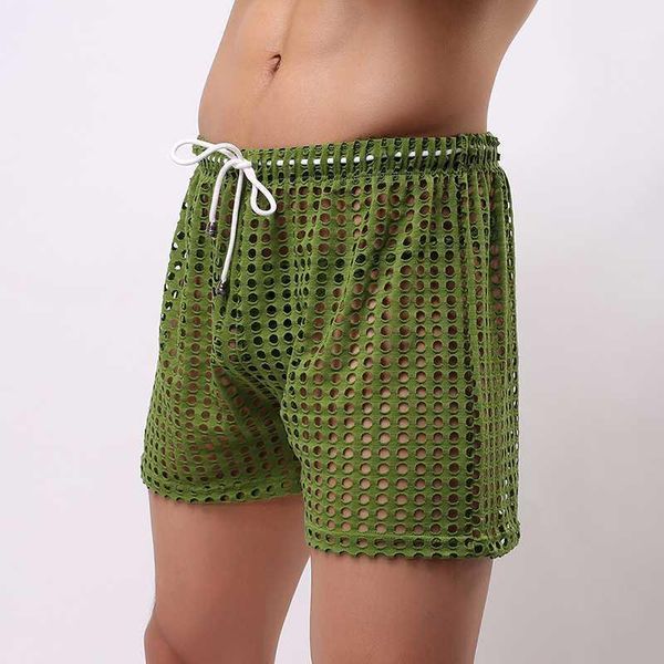 men's shorts men's fashion perspective loose comfortable pajamas mesh hollow nylon summer shorts1, White;black
men's shorts men's fashion perspective loose comfortable pajamas mesh hollow nylon summer shorts1, White;black