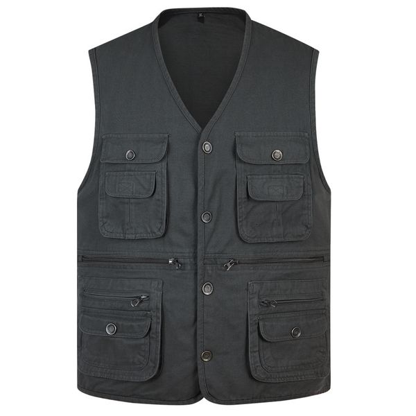 2021 new sleeveless jacket fashion vests for men's pocket pgraphy waistcoat casual spring autumn outdoors military fishing gm4s, Black;white
2021 new sleeveless jacket fashion vests for men's pocket pgraphy waistcoat casual spring autumn outdoors military fishing gm4s, Black;white