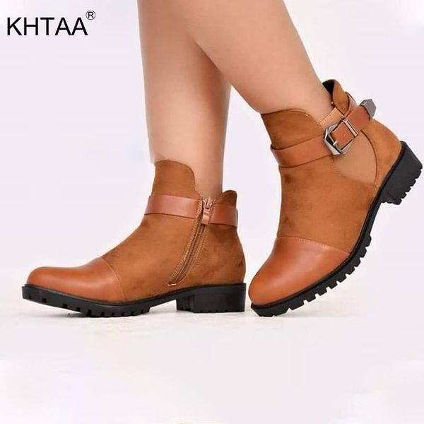 women ankle boots autumn boots buckle strap woman shoes fashion zipper ladies low heels motorcycle female 2020, Black
women ankle boots autumn boots buckle strap woman shoes fashion zipper ladies low heels motorcycle female 2020, Black