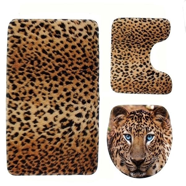 a-new3pcs/set bathroom non-slip leopard texture pedestal rug+lid toilet cover+bath mat
a-new3pcs/set bathroom non-slip leopard texture pedestal rug+lid toilet cover+bath mat