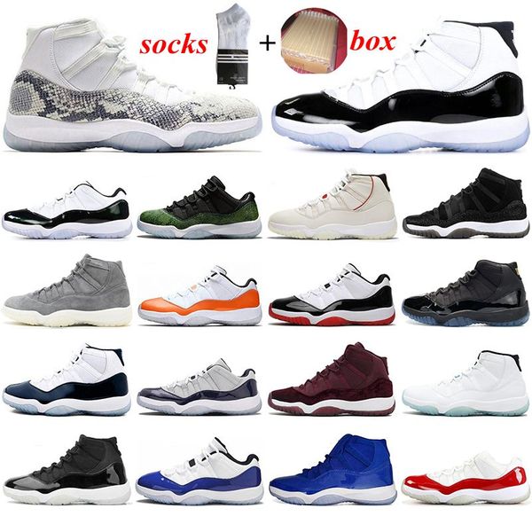 with box 11 11s men basketball shoes cap and gown concord high vast grey metallic silver heiress mens trainers women sports sneakers 36-47, White;red
with box 11 11s men basketball shoes cap and gown concord high vast grey metallic silver heiress mens trainers women sports sneakers 36-47, White;red