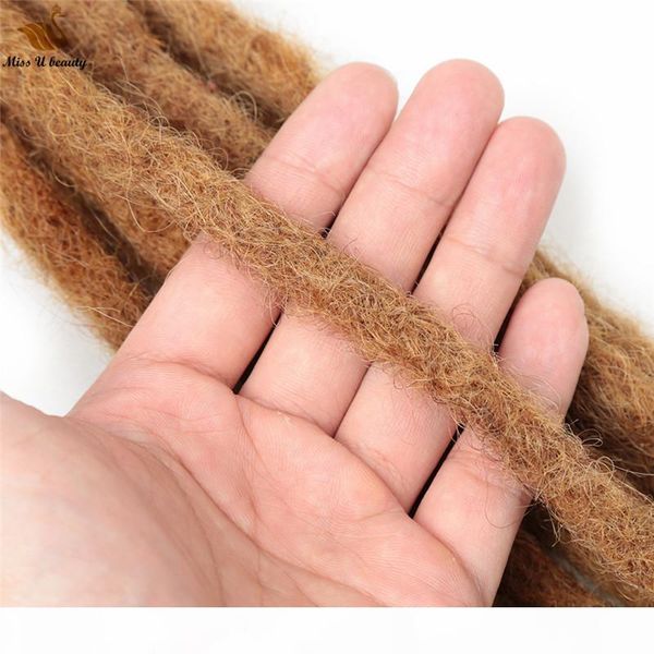 30pieces human hair dreadlocks human hair extensions hand made hip-hop style crocheted hair in black brown blonde color
30pieces human hair dreadlocks human hair extensions hand made hip-hop style crocheted hair in black brown blonde color
