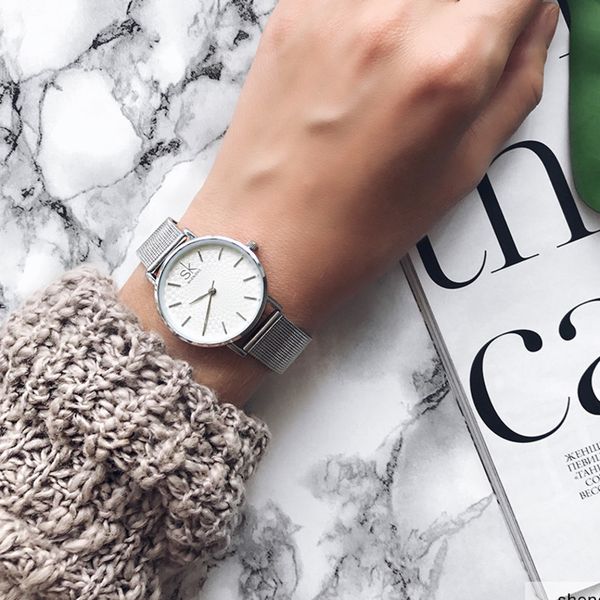 sk super slim silver mesh stainless steel watches women brand luxury casual clock ladies wrist watch lady relogio feminino 201119, Slivery;brown
sk super slim silver mesh stainless steel watches women brand luxury casual clock ladies wrist watch lady relogio feminino 201119, Slivery;brown