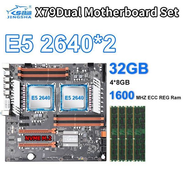 x79 dual motherboard set with 2 pcs xeon processor e5-2640 six core 2.50 ghz and 4*8gb 1600mhz ecc reg memory1
x79 dual motherboard set with 2 pcs xeon processor e5-2640 six core 2.50 ghz and 4*8gb 1600mhz ecc reg memory1