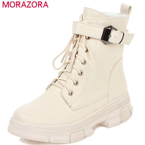 boots morazora 2021 women ankle round toe autumn winter flat platform zip buckle lace up casual shoes woman, Black
boots morazora 2021 women ankle round toe autumn winter flat platform zip buckle lace up casual shoes woman, Black