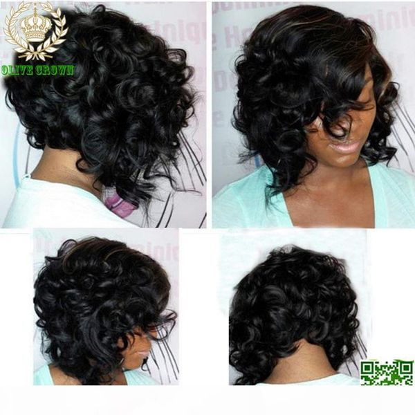 short hair brazilian lace front wig glueless full lace human hair wigs bouncy curl lace wig unprocessed hair wig, Black;brown
short hair brazilian lace front wig glueless full lace human hair wigs bouncy curl lace wig unprocessed hair wig, Black;brown