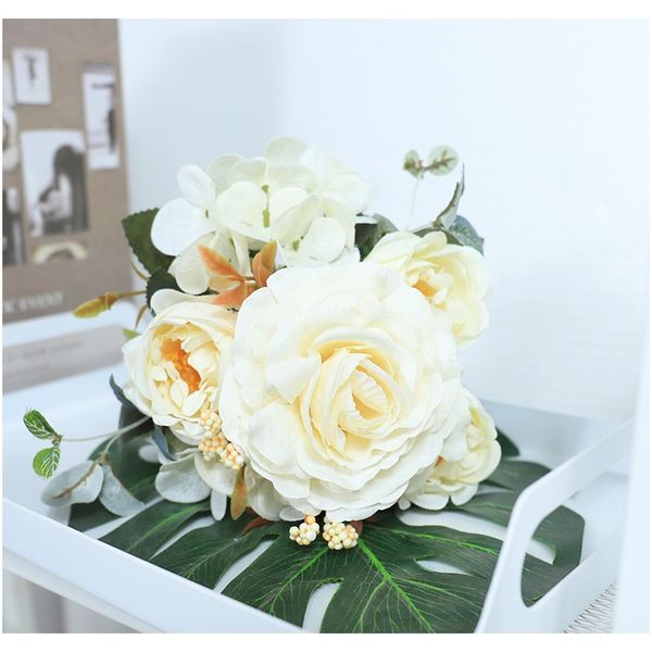 artificial flowers retro silk rose bouquet hydrangea peony vintage bride holding fake flower home wedding decoration accessories f wmtmee
artificial flowers retro silk rose bouquet hydrangea peony vintage bride holding fake flower home wedding decoration accessories f wmtmee