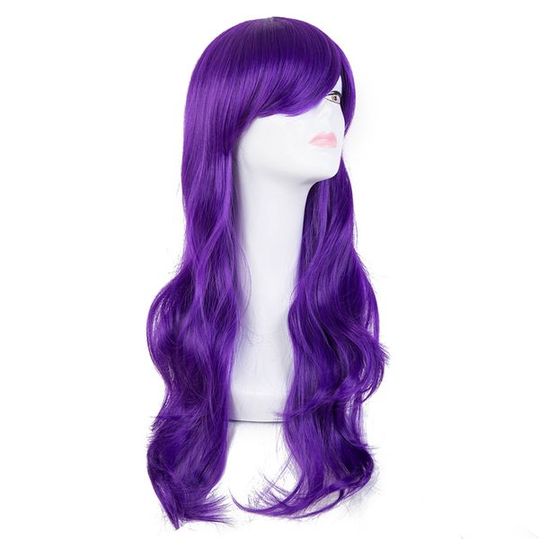 costume accessories carnival wig fei-show synthetic heat resistant long wavy purple hair pelucas costume cosplay halloween party salon hairp, Silver
costume accessories carnival wig fei-show synthetic heat resistant long wavy purple hair pelucas costume cosplay halloween party salon hairp, Silver
