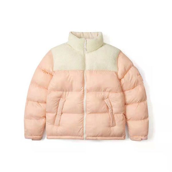 the collar of the limited lamb hair hit color down padded jacket is made of artificial leather and suede, soft to the touch, Black
the collar of the limited lamb hair hit color down padded jacket is made of artificial leather and suede, soft to the touch, Black