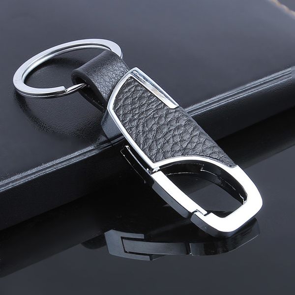 high-grade black selling real mens leather gift key chain cool design car keychain for sale, Silver
high-grade black selling real mens leather gift key chain cool design car keychain for sale, Silver
