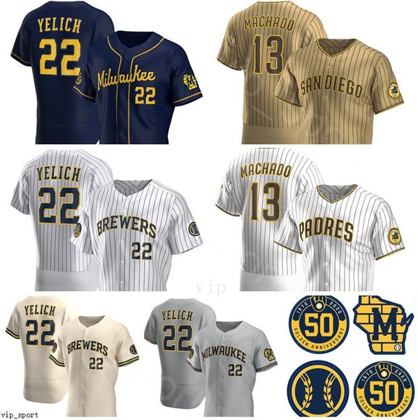 new 22 christian yelich jersey 13 manny machado jerseys baseball shirt cream navy alternate gray white brown home stitched men's, Blue;black
new 22 christian yelich jersey 13 manny machado jerseys baseball shirt cream navy alternate gray white brown home stitched men's, Blue;black