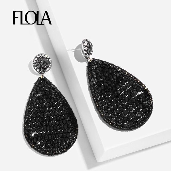 dangle & chandelier flola black beaded earrings for woman boho teardrop grote earring beads ethnic jewelry statement glitter oorbellen ersp2, Silver
dangle & chandelier flola black beaded earrings for woman boho teardrop grote earring beads ethnic jewelry statement glitter oorbellen ersp2, Silver